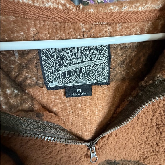 Men's Sherpa Hoodie from Brooklyn Clothing Co, Size Medium NWT - Picture 3 of 7